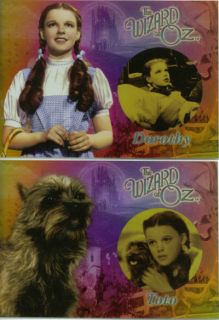   OF OZ SERIES 1 (Breygent) Complete Base Card Set with ALL CHASE CARDS