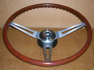   Chevelle SS 396 Impala Original Rosewood Wood Steering Wheel