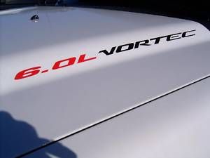 0L Vortec Hood Decals Chevy Silverado HD Z71 C K 99 00 01 02 03 04 
