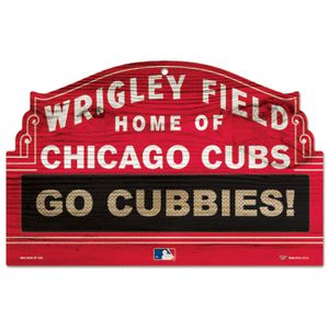 Chicago Cubs Wrigley Field Sign Go Cubbies