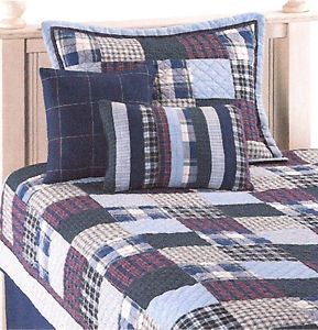Quilt Set Charles 100 Cotton Twin Full New Worldwide