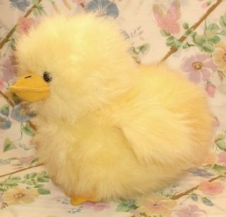 Wishpets 1999 Soft Plush Yellow Baby Chick Duck Fluffy