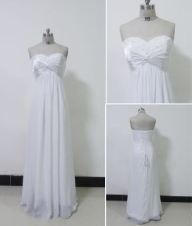 Sexy Chiffon New Party Evening Bridesmaid Formal Dress Gown Size 6 8 