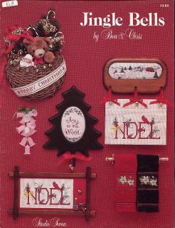 description jingle bells bea chris noel cross stitch pattern leaflet 