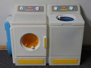 Little Tikes Child Sized Washer and Dryer Combo w Flip Down Ironing 
