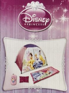 Disney Kids Childrens Girls Play House Dome Tent Sleeping Bag Indoor 
