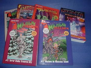 Lot 6 Michigan Chillers American Chillers Books by Johnathan Rand 
