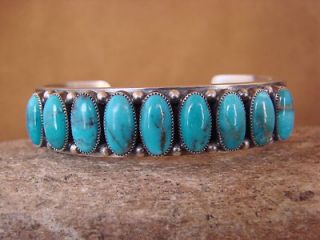   Sterling Silver Turquoise Bracelet by Kirk Smith Stunning Quality
