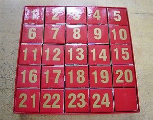 Maret Christmas Advent Calendar Boxes Boxes Form 4 Puzzles