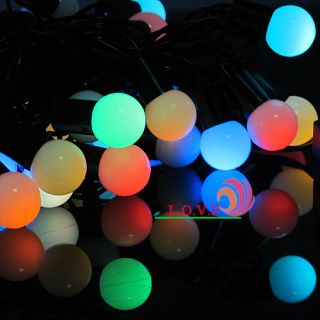 5M 50 Ball LED String Fairy Light Christmas Wedding Outdoor Decor 