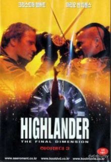 highlander 3 the final dimension 7 1994 dvd new