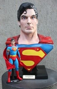 Christopher Reeve Superman Life Size Bust, Lifesize, 11 for Hot Toys 