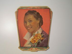 Vintage Black Church Lady fan