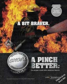 2001 Skoal Chewing Tobacco A Pinch Better Ad