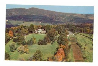 Charlottesville VA Monticello Air View Unused Postcard