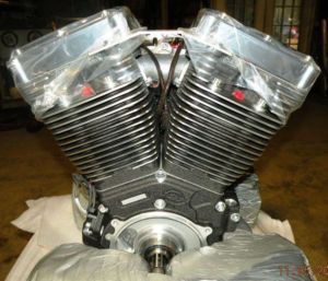 100 Engine Motor EVO Chopper Custom Black New