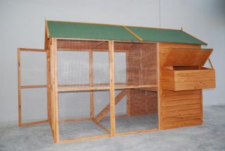 rabbit guinea pig chicken coop house pet cage hutch