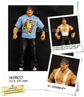 WWE Custom Hunico Mattel Jakks Mistico Sin Cara Legends Figure Deluxe 