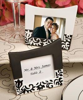 100 Damask Design Picture Frames Place Card Holders Wedding Favors 