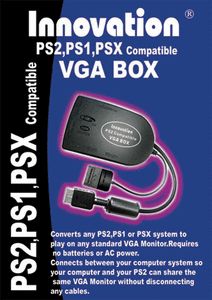VGA Box PS2 PS3 PSX Sony PlayStation by Innovation New