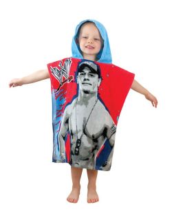 Kids Girls Boys Holiday Beach Swimming Hooded Cotton Poncho Towel 