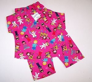 Girl Power Kids Scrubs w Pants from PG Designs Large
