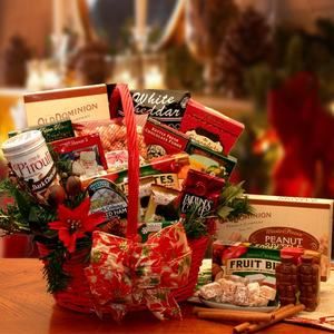 Tidings of Joy Holiday Gift Basket Christmas Gift Basket