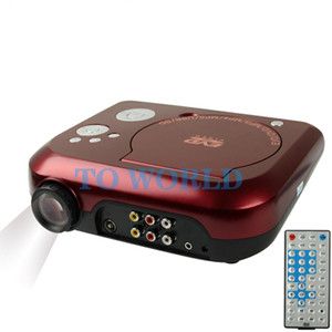 Home Theater Portable DVD Projector with TV Receiver PAL NTSC SECAM SD 