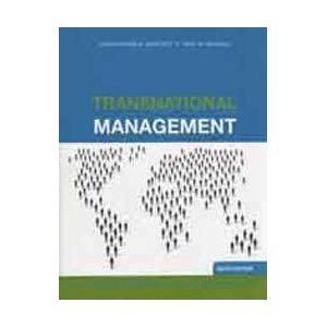 Transnational Management 6E by Christopher A Bartlett Sumantra Ghoshal 