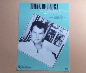 Christopher Cross 1983 Sheet Music  Think of Laura 