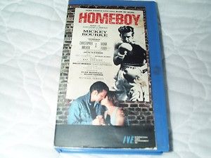 Homeboy VHS Mickey Rourke Christopher Walken Boxing Ruben Blades Eric 