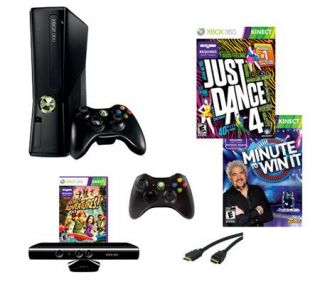 Xbox 360 4GB Kinect with Just Dance 4 & Minuteto Win It — 