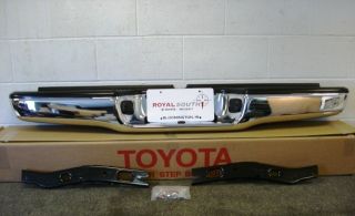 Toyota 95 04 Tacoma Rear Chrome Bumper Kit Genuine OE