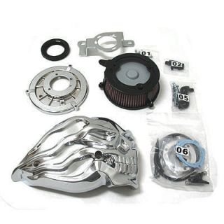 Chrome Skull Air Cleaner Harley Twin Cam Softail FXST FXSTC FXSTD 