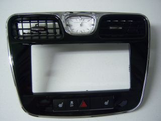 Chrysler 200 Series Navigation Radio Bezel 2012 Dash Trim Clock Heat