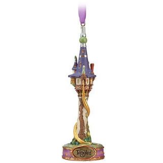   TANGLED EVER AFTER RAPUNZEL TOWER HOLIDAY CHRISTMAS TREE ORNAMENT