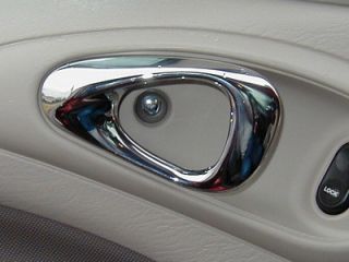 01 Up Chrysler PT Cruiser Chrome Door Buttons 4pc