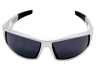 Mens Choppers Sunglasses   Designer Sport Shades   Silver Frame Black