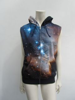 New Christopher Kane Sleevless Galaxy Top with Hood