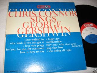 Chris Connor Sings George Gershwin Clarion 611 1966 LP