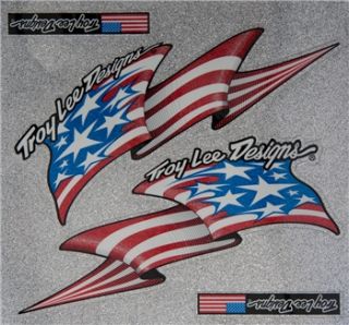 Troy Lee Designs Flag Stickers