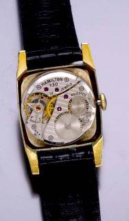 Vintage 17 Jewel Hamilton Wrist Watch Circa 1960s