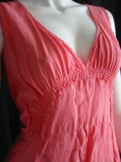 CALYPSO Christiane Celle pink linen dress S M