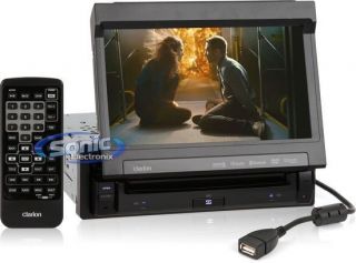 Clarion VZ401 VZ 401 in Dash Car DVD Player Receiver w 7 Monitor