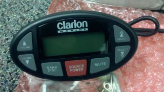 Clarion M301RC Marine Stereo Boat Remote Control Panel 