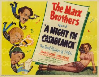  1946 ★ Marx Bros Brothers Groucho Harpo Chico Sexy ★14RP