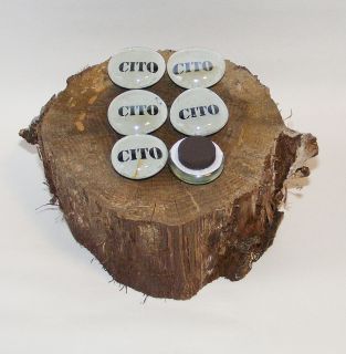 Cito Glass Magnets Geocaching Swag Geocache Cache GPS in Trash Out
