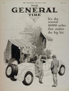  vintage art 1926 vintage ad firestone general car tire fred mizen