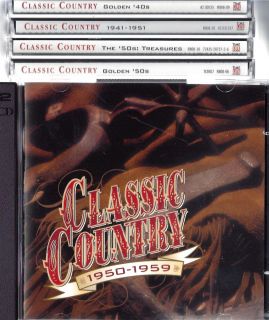 Classic Country Time Life 10 CD 150 Hits 1940s 50s Brand New Factory