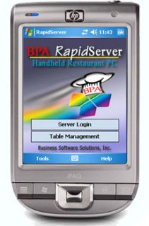 BPA RapidServer Handheld Restaurant PC   Included in Auction